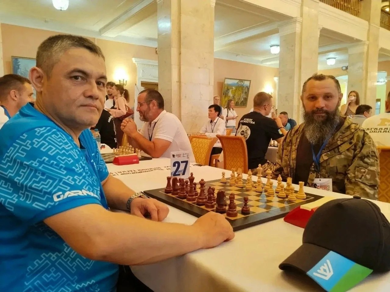 Сергей Батаев на турнире «Шахматы для СВОих»